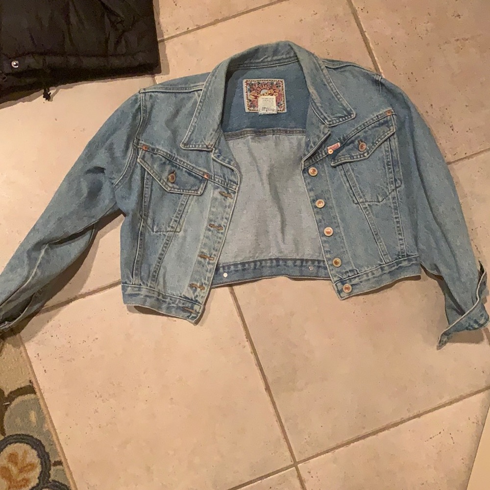 Vintage crop (joujou) denim jacket